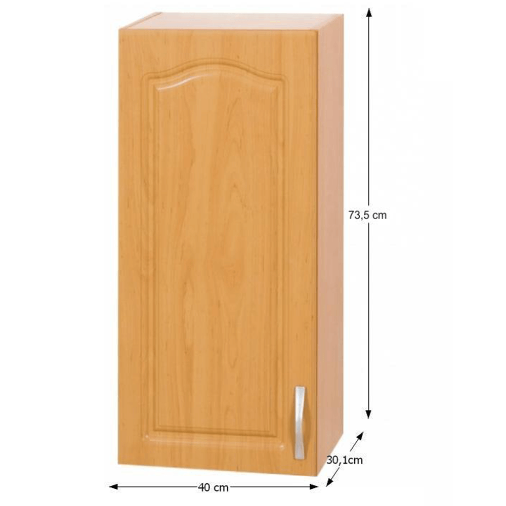 Horná skrinka, jelša, ľavá, LORA MDF NEW KLASIK W40/735 - Image 2