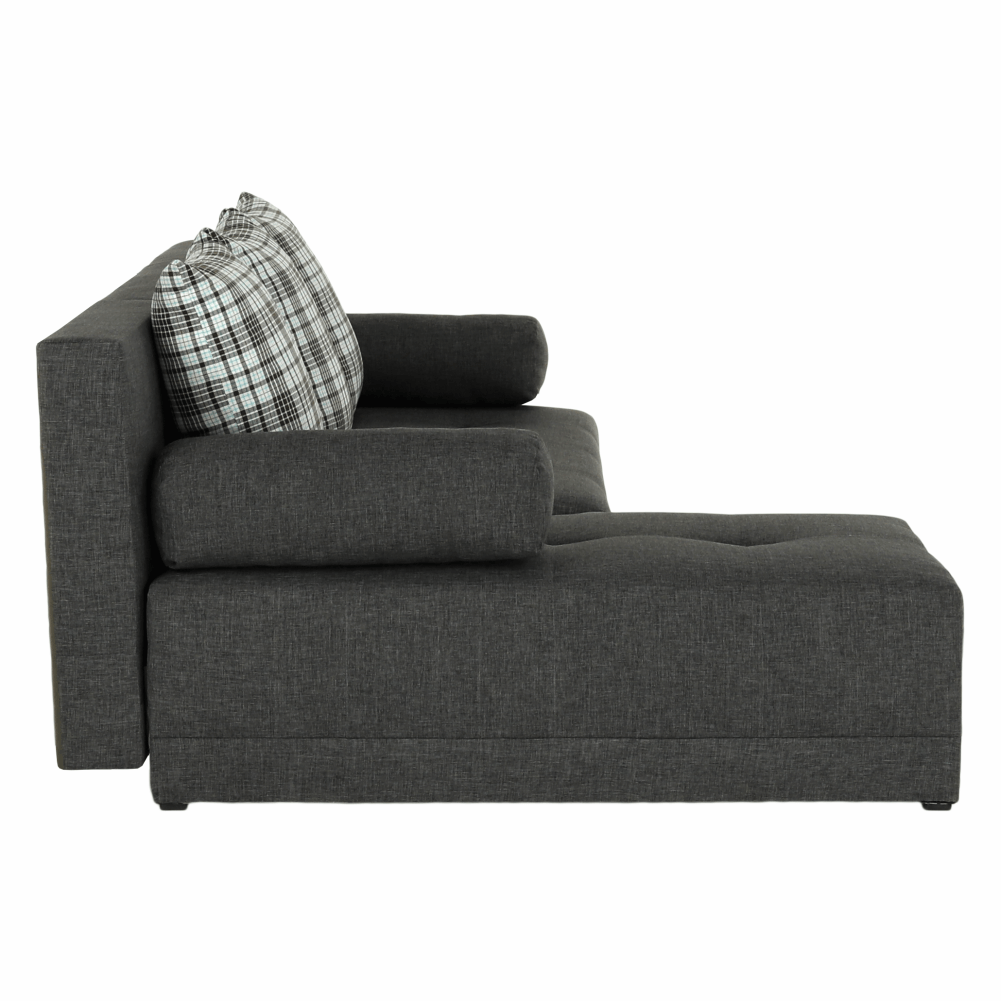 Rohová sedacia súprava, sivý melír/vankúše vzor, ľavá, MEXX NEW - Image 22