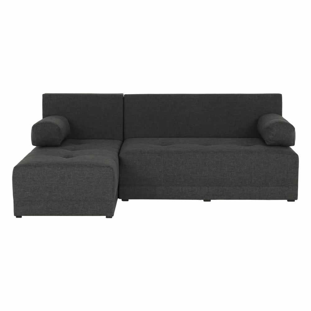 Rohová sedacia súprava, sivý melír/vankúše vzor, ľavá, MEXX NEW - Image 6