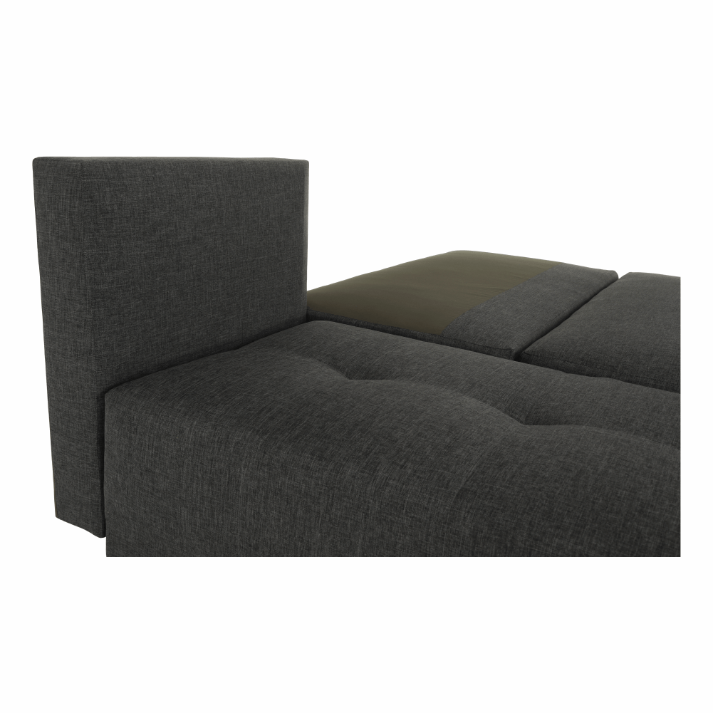 Rohová sedacia súprava, sivý melír/vankúše vzor, ľavá, MEXX NEW - Image 18