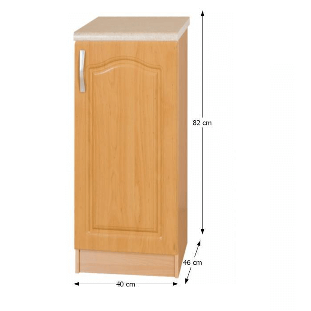 Kuchynská skrinka, jelša, pravá, LORA MDF NEW KLASIK S40 - Image 2