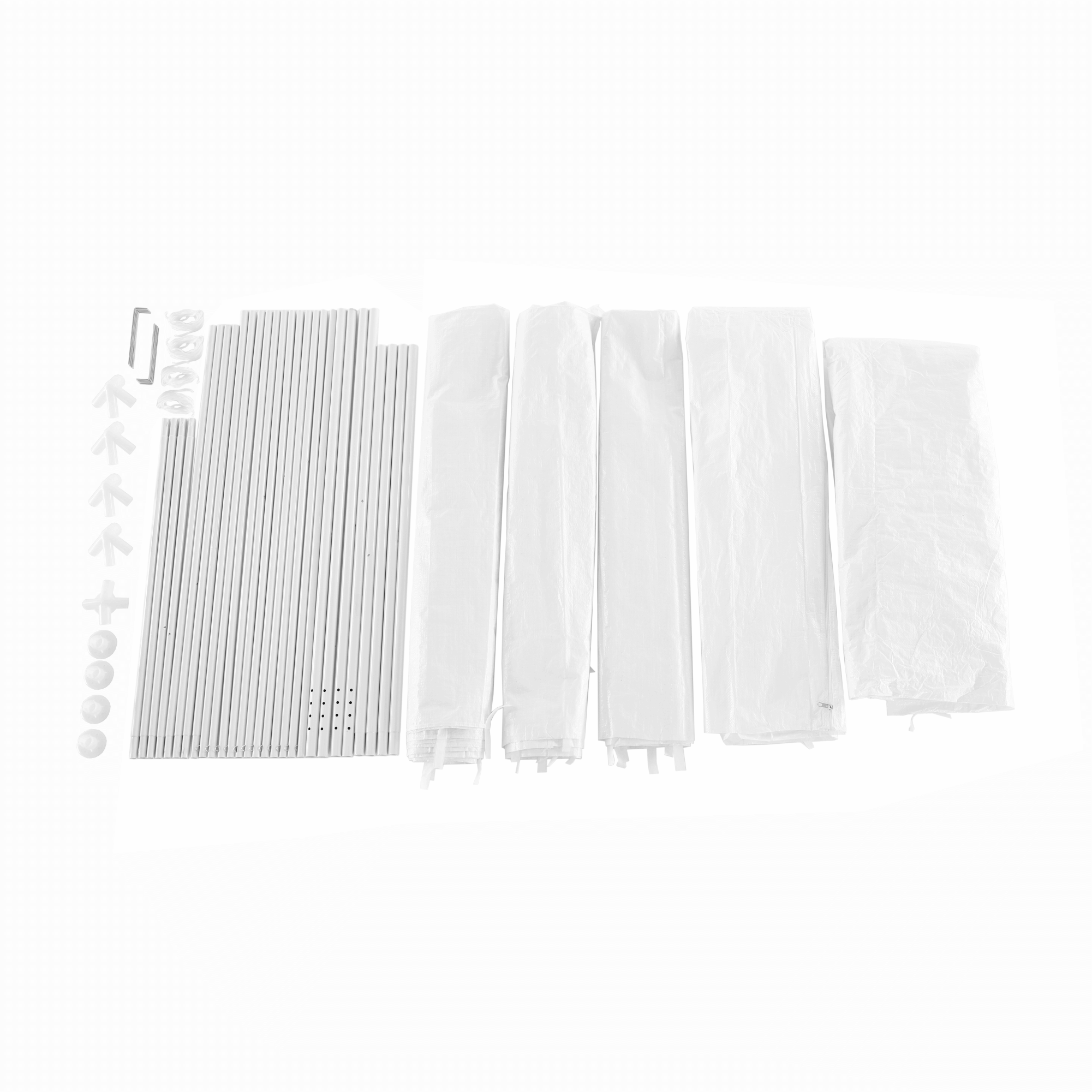 Záhradný párty stan, biela, 3x3 m, TEKNO TYP 1 + 4 bočné strany - Image 6