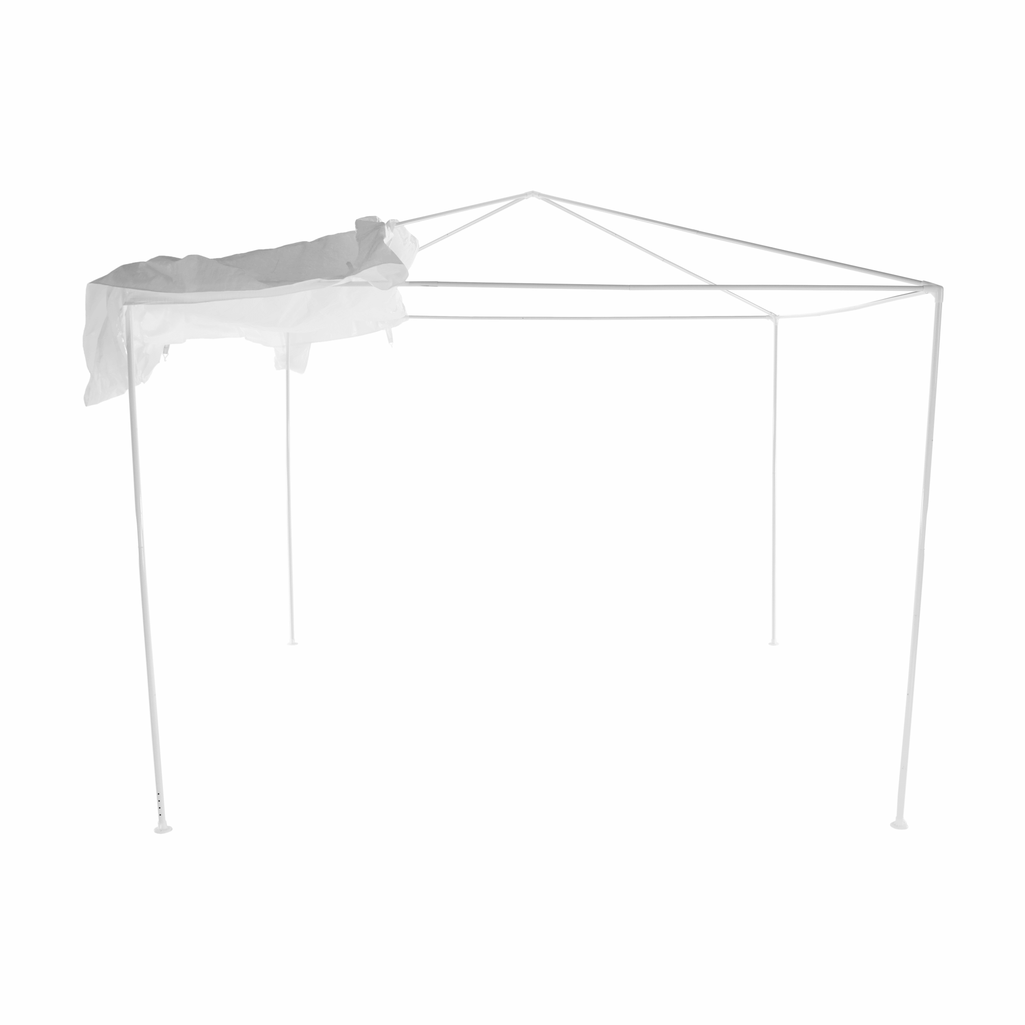 Záhradný párty stan, biela, 3x3 m, TEKNO TYP 1 + 4 bočné strany - Image 13