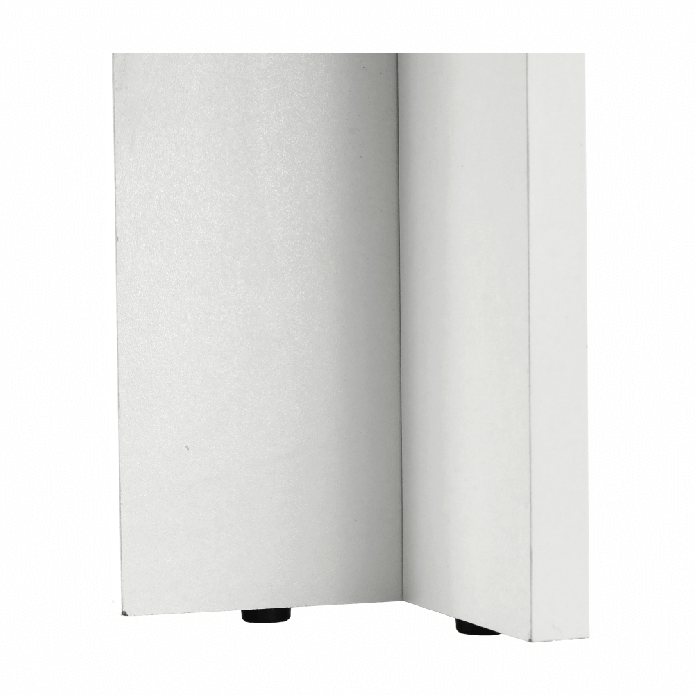 Jedálenský stôl, biela/čierna, 120x80 cm, KRAZ - Image 6