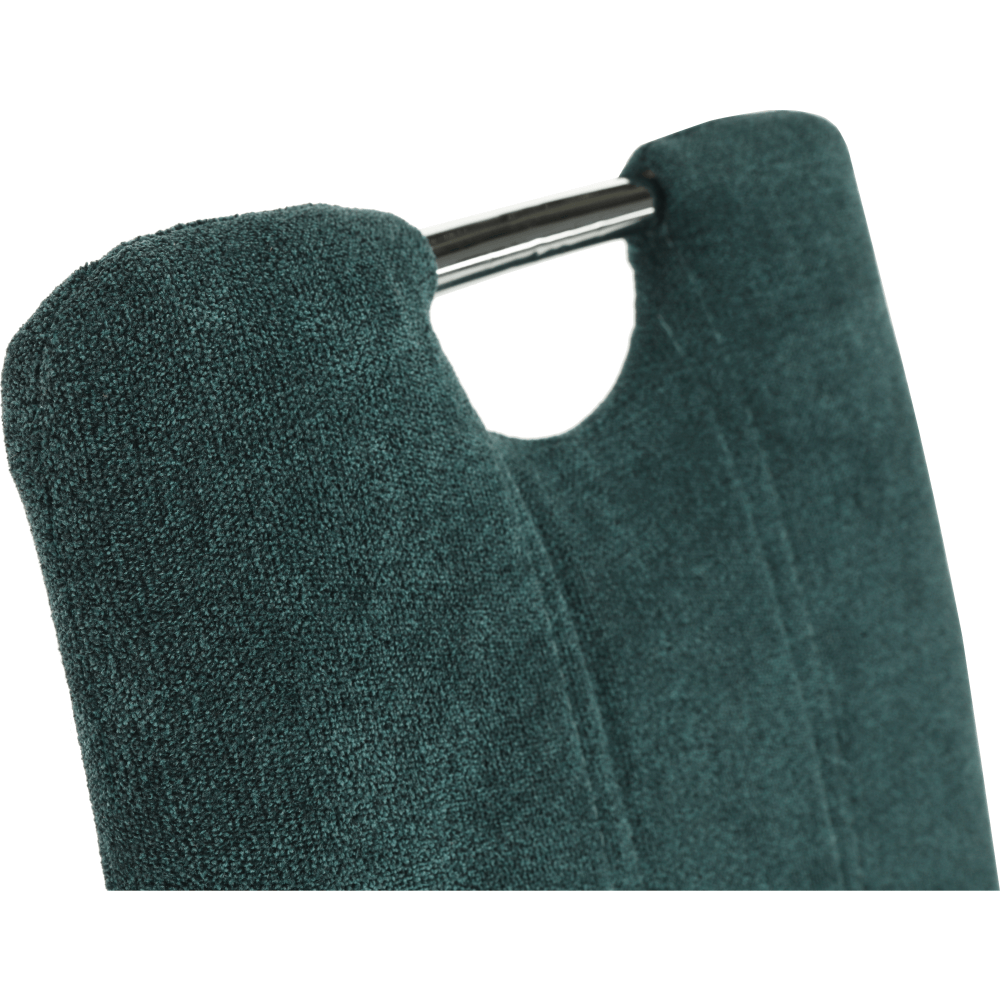 Jedálenská stolička, azúrová látka/chróm, OLIVA NEW - Image 19