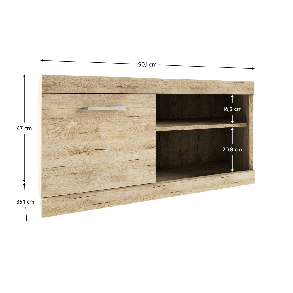 Komoda 1D/90, dub san remo, ORESTES - Image 2